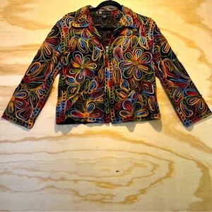 Vintage casual studio Jacket Size Medium Funky Fun Coat